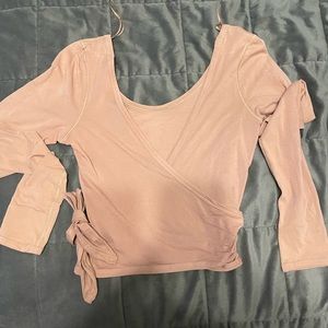 Lululemon Tied To It Wrap Top